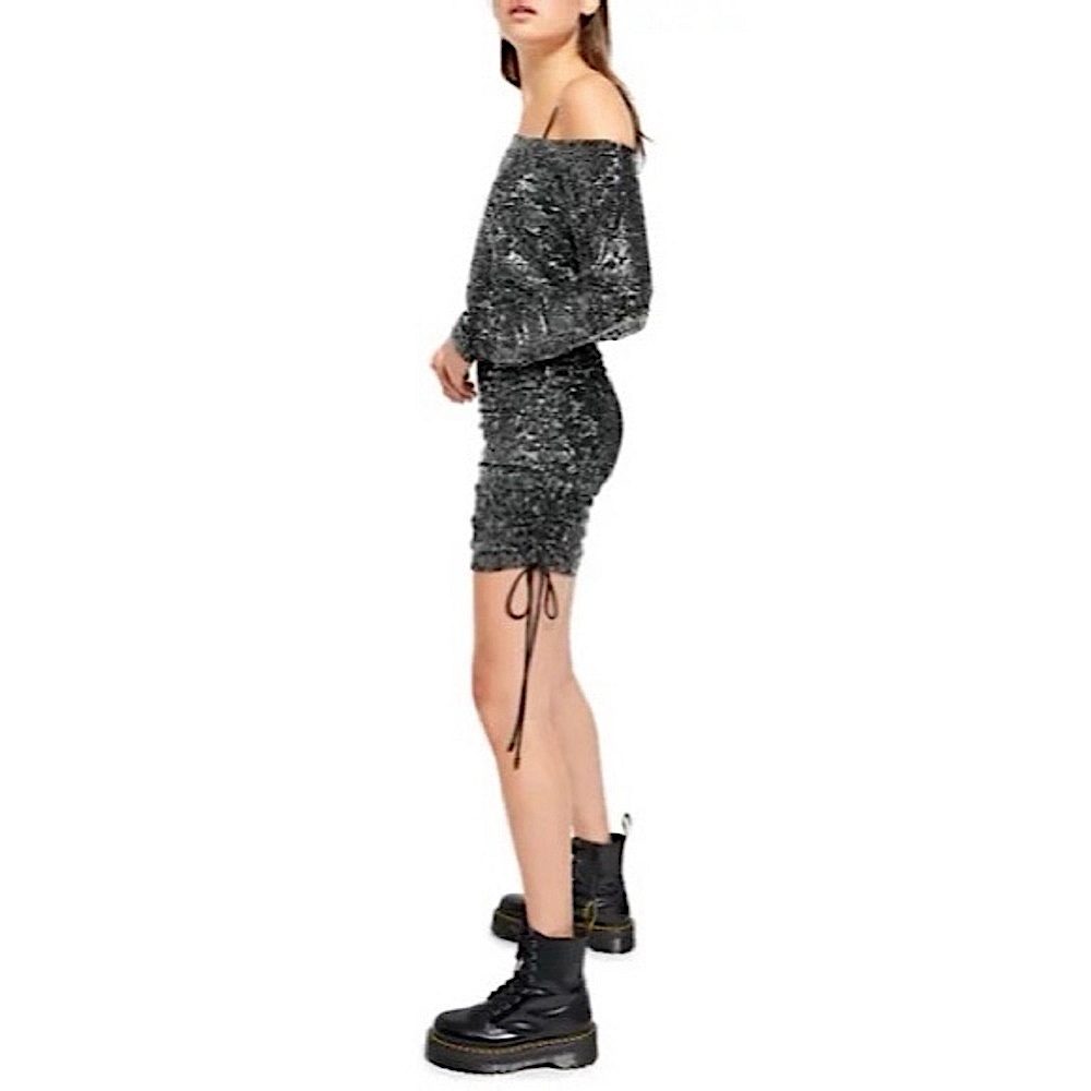 Free People Giselle Sequin Mini Dress - Picture 7 of 14